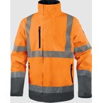 Hi-vis 2-in1 jaka/parka Track, CL3, oranža, 2XL, Delta Plus