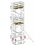 Sastatnes ROLLER PLUS L, modulis B 1,84m, Svelt