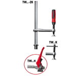 Clamping element for welding tables, hole d28mm 300x140, Bessey
