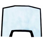 Doorglass, left side, upper, VOLVO backhoe, CVA