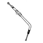 Bowden cable SRM-4000, SRM-410ES, SRM-5000, SRM-510ES, Echo