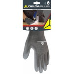 POLYESTER KNITTED GLOVE / PU PALM. 8, Delta Plus