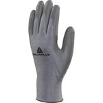 Gloves knitted pu-coating palm grey Cut resistance Level 3 1 11, Delta Plus