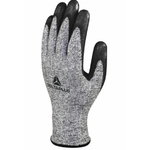 Gloves knitted Nitrile, Cut level D, 3 pairs in pack 9, Delta Plus