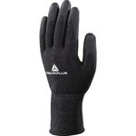 KNITTED GLOVE - PU-COATING PALM Black 11, Delta Plus