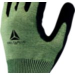 Gloves knitted Nitrile foam, Cut level F 8, Delta Plus