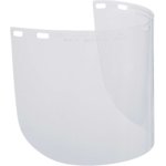 Visor clear polycarbonate, universal fixing 39x20cm, Delta Plus