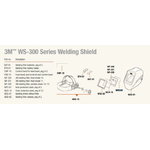 Kaitseklaas, sisemine WS-340, Speedglas 3M