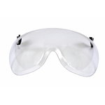 Short Visor for SecureFit Safety Helmet PC, AS/AF, clear X5-SV01-CE, 3M