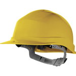 Safety helmet, manual adjustment, Yelllow ZIRCON, Delta Plus
