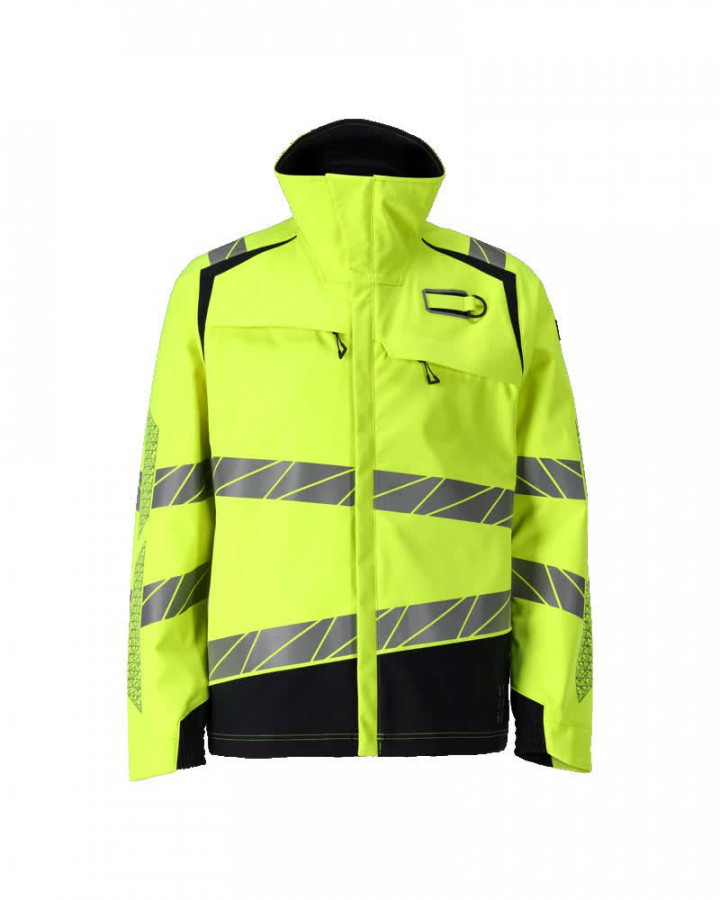 Welder/electrician softshell jacket CL2, yellow/navy S, Mascot