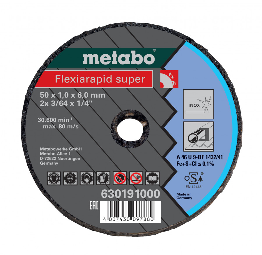 Cut-off wheel Flexiamant Super Inox 75x1,1/6mm, Metabo