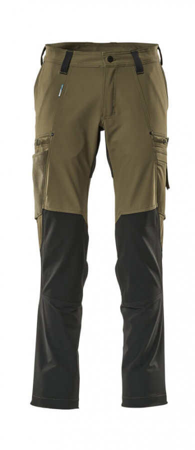 Trousers 21679 Advanced, moss green/black 76C47, Mascot