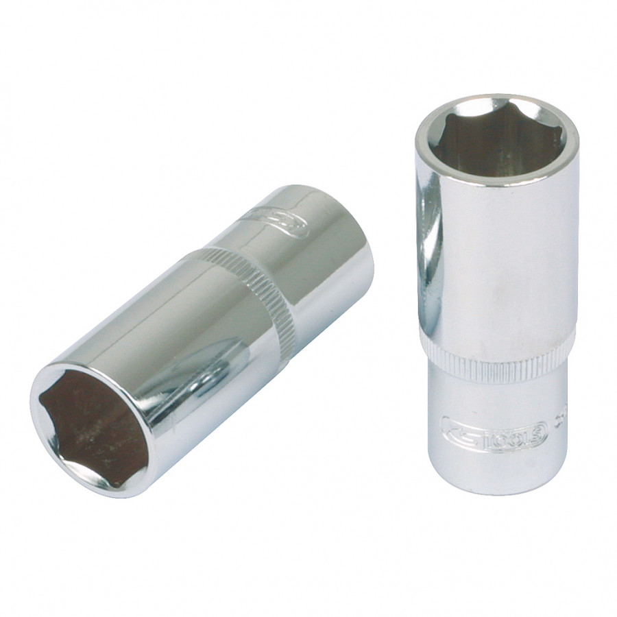 1/2" CHROME+ Hexagonal socket, deep 3/4", KS Tools