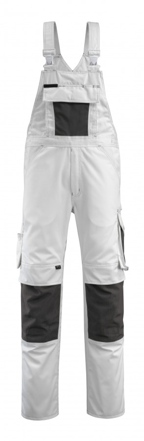 Bib-trousers Augsburg white/dark anthracite 82C44, Mascot