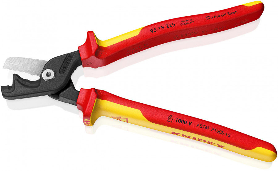 Кабельные ножницы KNIPEX StepCut XL со ступенчатым резом 1