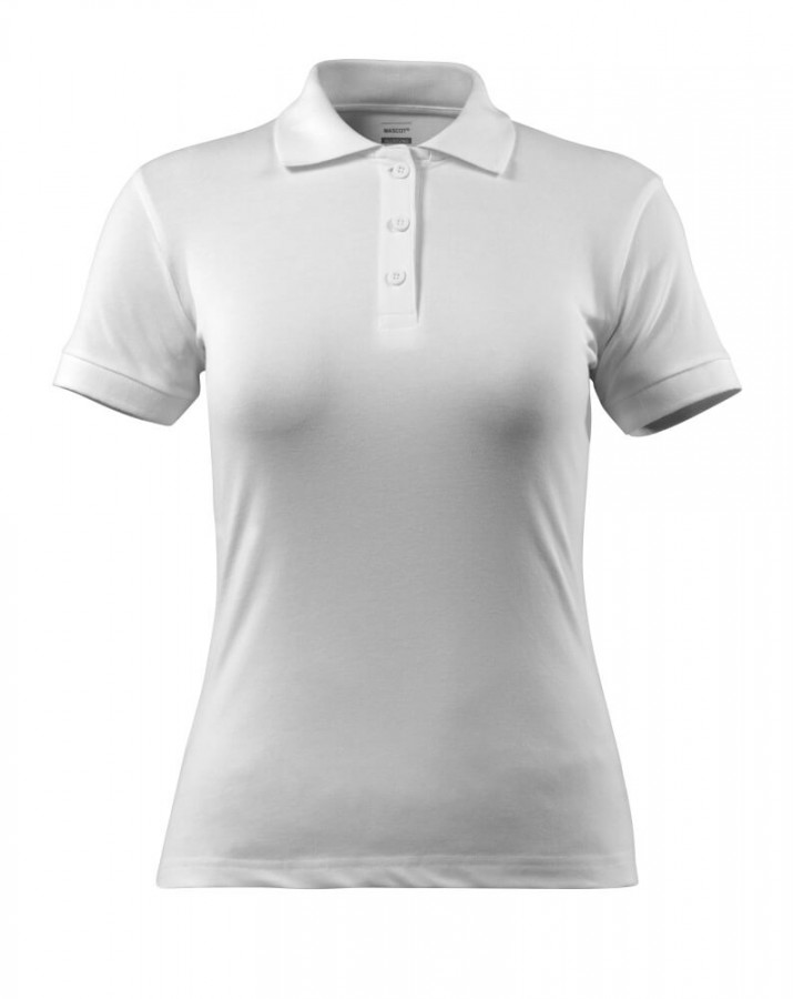Polo shirt Grasse, white L, Mascot
