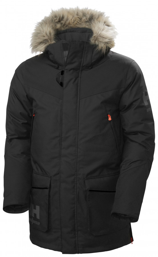 Talvejope parka Bifrost kapuutsiga, must L 1