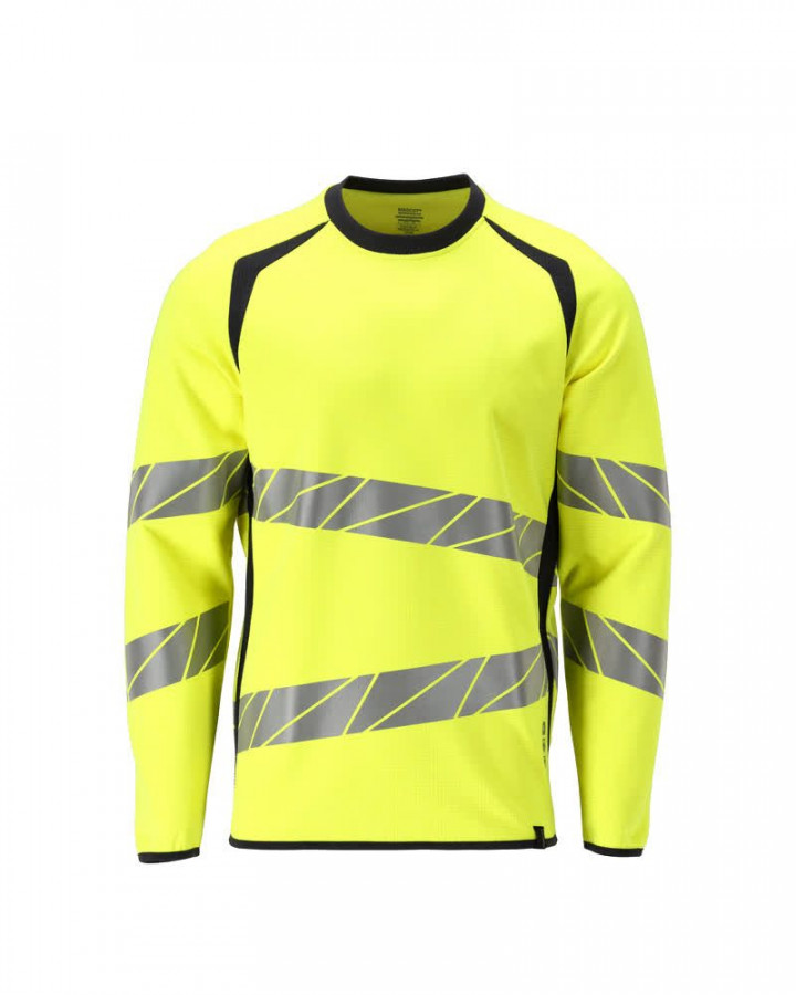Welder/electrician sweatshirt 21384 hi-vis, yellow L, Mascot
