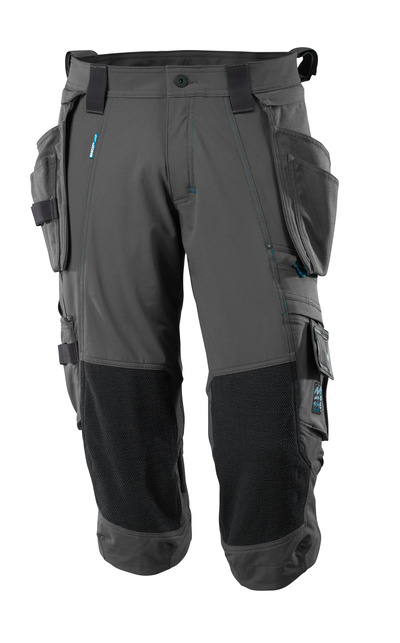 ¾ Length Trousers, holster pockets,Advanced, dark anthracite C44, Mascot