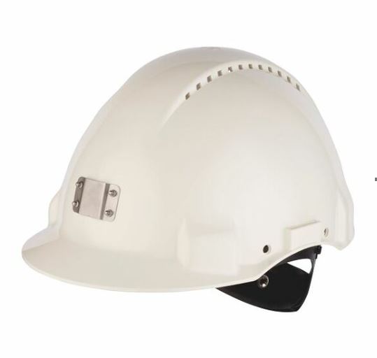 Hard Hat, Uvicator, ratchet, ventil. plastic sweatb., white G3000NUV-10-VI, 3M