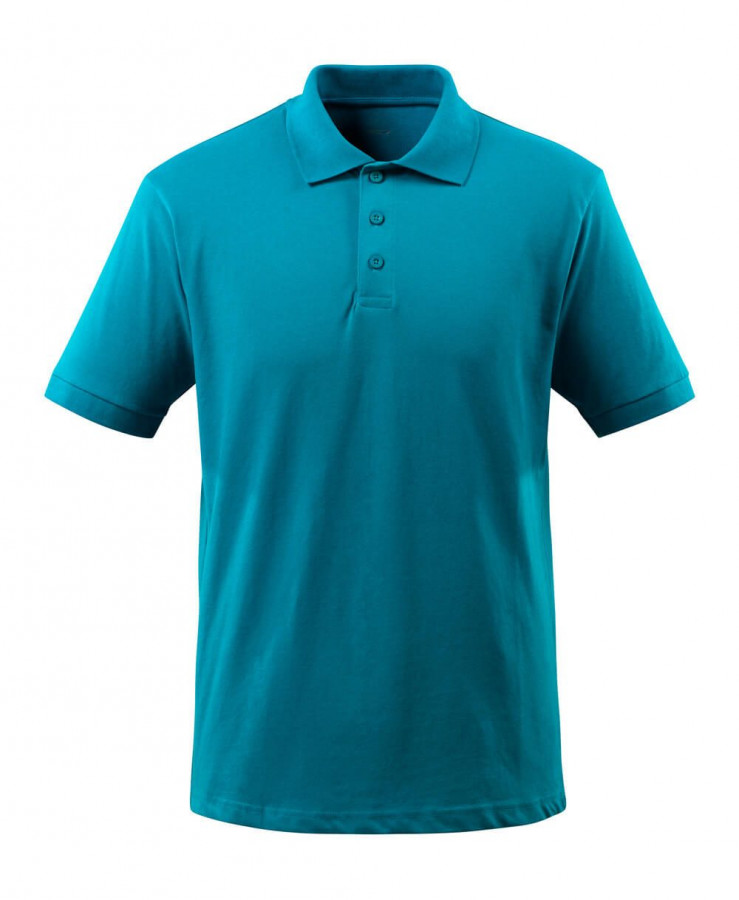 Polo shirt Bandol petroleum blue L, Mascot