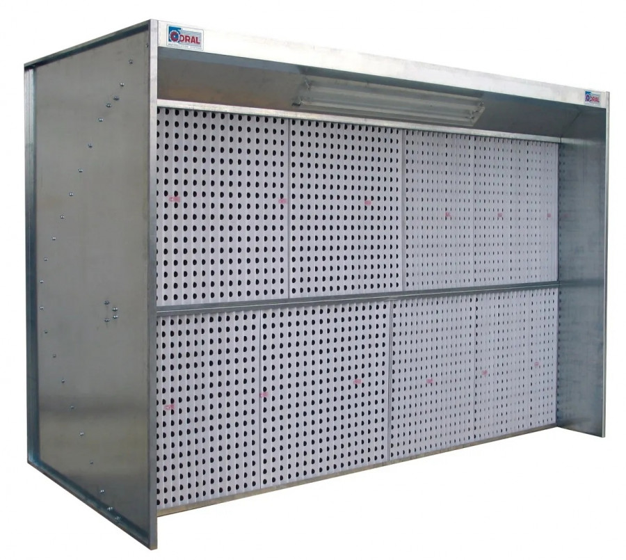 Dry filter spray booth TECNODRY/NB 3 mt 1