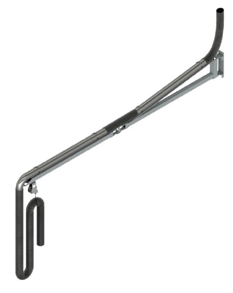 Ø 100 articulated boom arm, 6 metres long 1