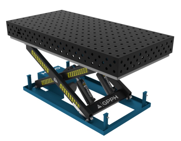 Metināšanas galds Eco 2000x1000mm,with hydraulic lifting 1