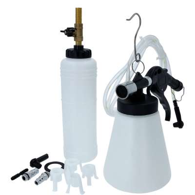 Pneumatic brake fluid bleeder kit, 6 pcs, Brilliant Tools