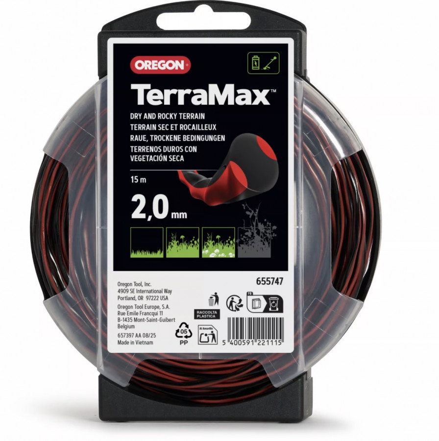 Trimmitamiil Terramax 2,0 mm x 15 m 1