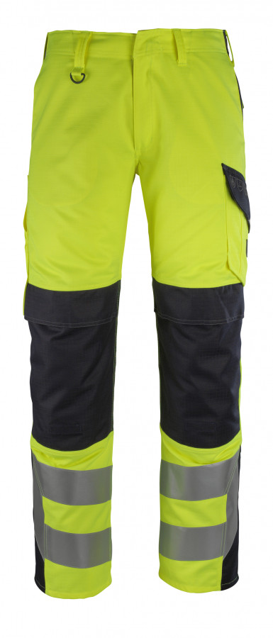Arbon multi Trousers with kneepad pockets, HI-VIS Yellow/dar 82C52, Mascot