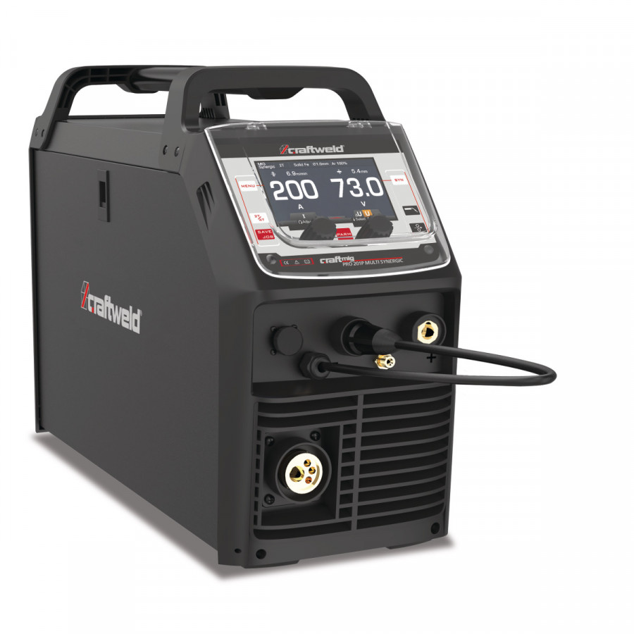 MIG- ja TIG-hitsauslaite Craftweld Craft-MIG Pro 201P Multi Synergic 1