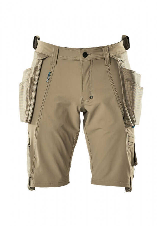 Trousers with holsterpock.shorts 17149 Advanced, light khaki C48, Mascot
