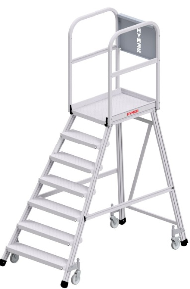 Hymer, Mobile stocker`s ladder 6388, 7 steps, R13 - Stokker