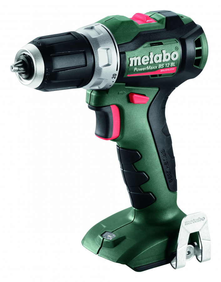 Akumuliatorinio suktuvo/gręžtuvo PowerMaxx BS 12V BL korpusa, Metabo