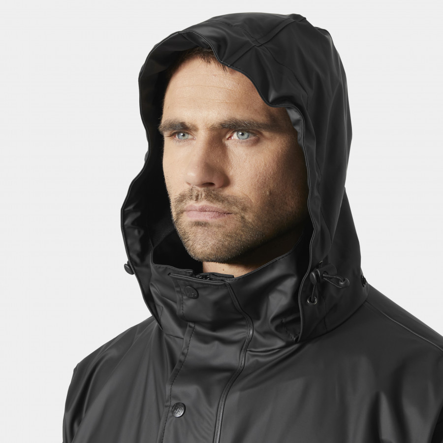 Rain coat Voss, black S, Helly Hansen Workwear