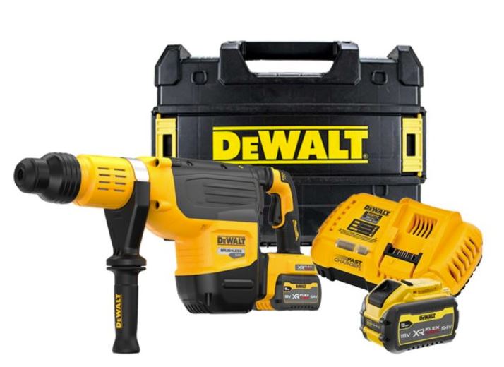 Cordless ham. drill DCH735X2, SDS-Max, Flexvolt, 9.0Ah, DeWalt