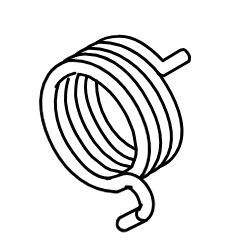 Пружина CS-2511TES/360TES/362TES, ECHO