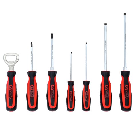 Screwdriver set (PH1, PH2, Slotted 3; 4; 5,5; 6,5) 1