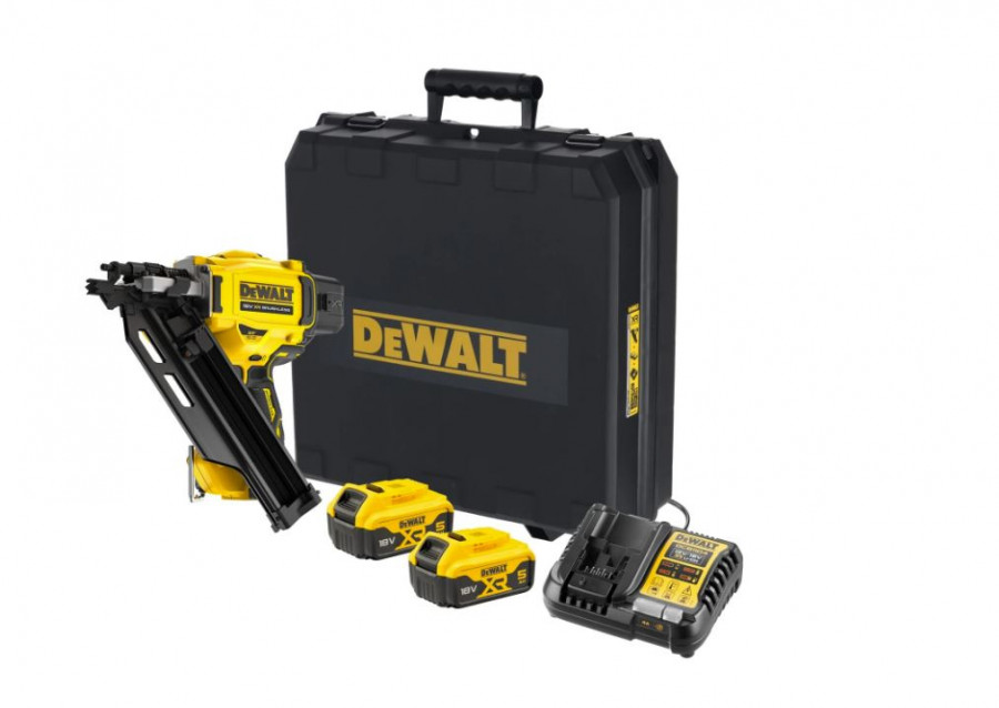Aku naelapüstol DCN930P2, harjavaba, 50-90mm, 18V / 5,0Ah, DeWalt