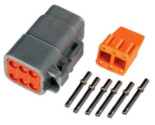 Socket Deutsch DTM 6-pin (0.5mm2), OTHER