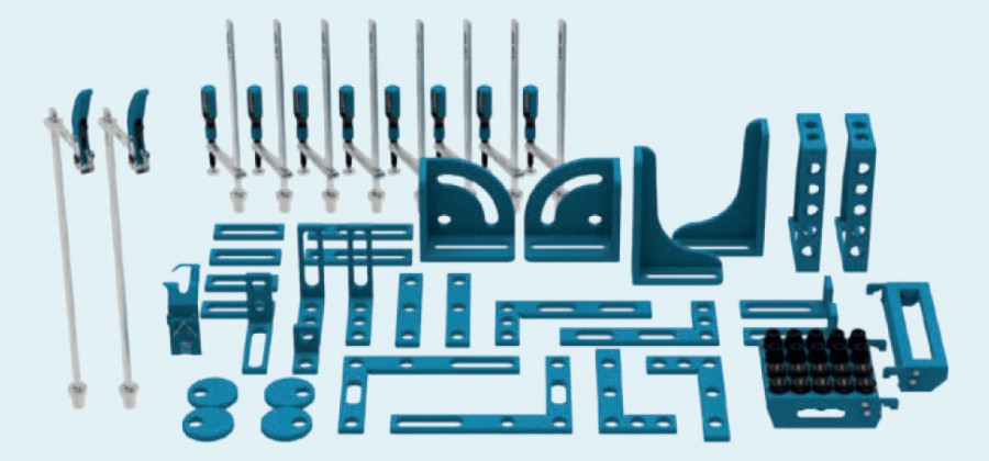 Toolkit M (64pcs) without trolley for table Pro, holes 16mm, GPPH S.C.