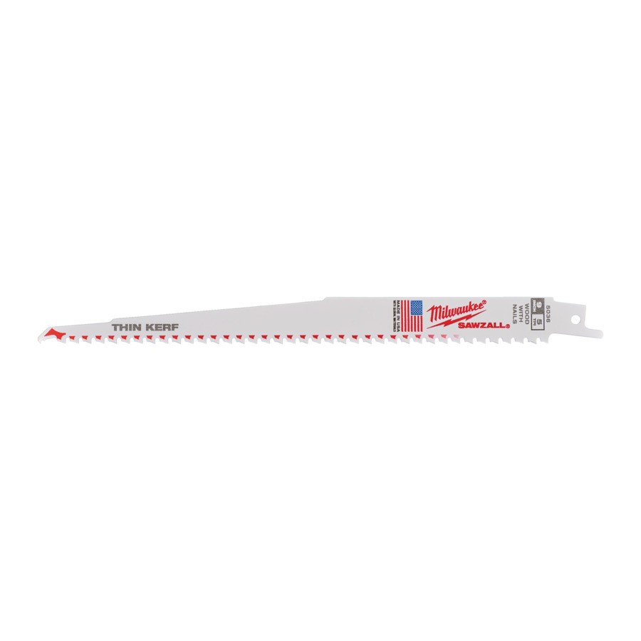 Zobenzāģa asmens kokam 50 gab. 230mm 5TPI, Milwaukee