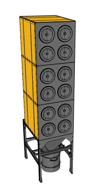 Dūmu nosūcēja filtrēšanas modulis MDB-12/V Pro (2023)