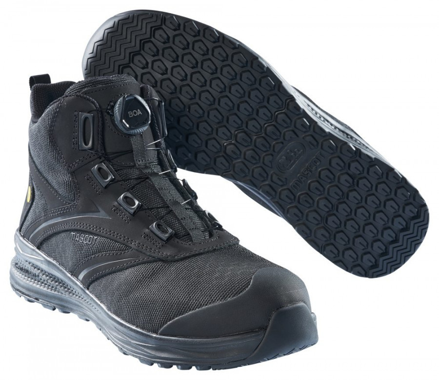 Safety boots Carbon BOA Fit, S1P, black 43, Mascot