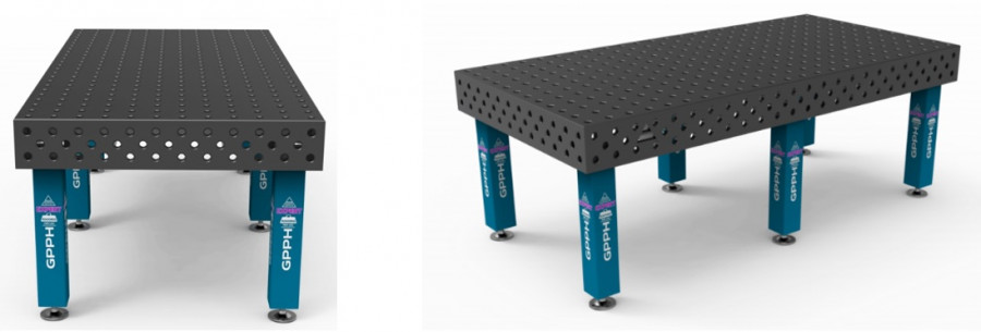 Welding table Expert 2000x1000mm, holes d=28mm (100x100mm), GPPH S.C.