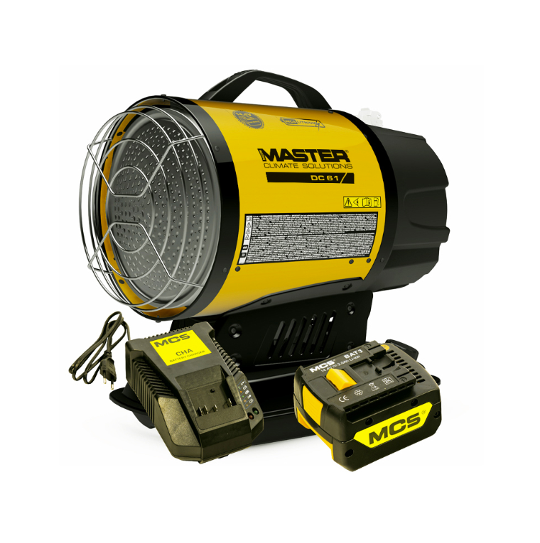 Battery operated infrared heater Hybrid DC 61, 17 kW 1