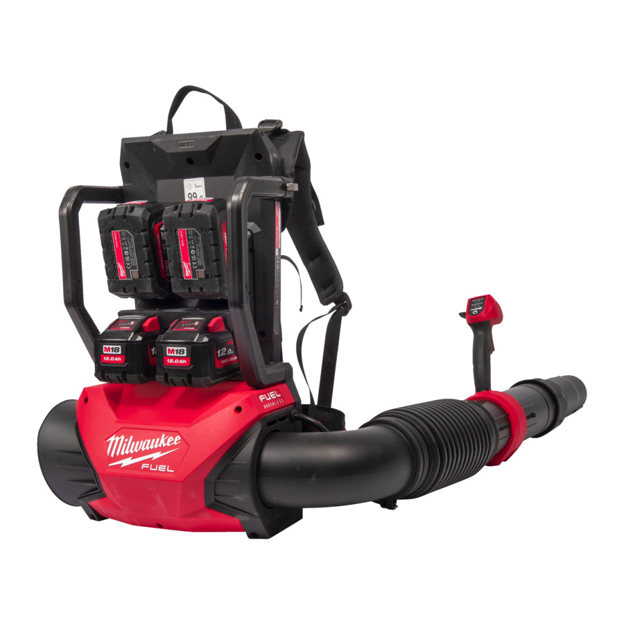 Cordless dual-batt. backpack blower M18 F2BPB-124 1