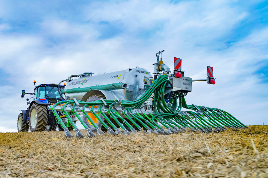 Line spreading boom w skids Joskin Pendislide Basic 75/30PS1